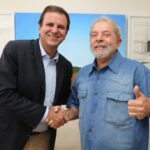 Em encontro com Lula, Paes diz que não retira candidatura de Santa Cruz ao governo