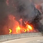 Caminhão de combustível explode e mata motorista em Silva Jardim
