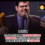 DESPREZOU BOLSONARO | ‘Streamer Casimiro’ esculacha Flavio Bolsonaro por utilizar montagem e reafirma voto em Lula, “eu voto 13”