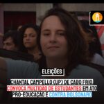 CHAMOU A RESPONSA | Chantal Campello (UP) de Cabo Frio, convoca multidão de Estudantes em ato “pró-educação e contra Bolsonaro”