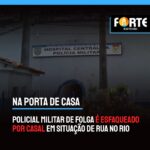 Policial Militar de folga é esfaqueado por casal em situação de rua no Rio
