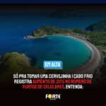 SÓ PRA TOMAR UMA CERVEJINHA | Cabo Frio registra aumento de 211% no número de furtos de celulares. Entenda:
