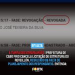 A TURMA DOS ATRAPALHÕES | Prefeitura de Cabo Frio cancela licitação de estrutura do Reveillón, resultado da falta de planejamento dos responsáveis. Entenda: