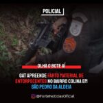 OLHA O BOTE AÍ | GAT apreende farto material de entorpecentes no bairro Colina em São Pedro da Aldeia