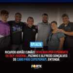 Ricardo Abrão (UNIÃO) deve assumir o mandato de Dep. Federal, Mizinho e Alfredo Gonçalves de Cabo Frio comemoram. Entenda: