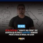 SÓ NA MACUMBA | “Vidente das Copas” que acertou os últimos 3 campeões mundiais prevê o hexa do Brasil no Catar. Confira: