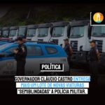 APOIO A POLÍCIA | Governador Cláudio Castro entrega mais um lote de novas viaturas ‘semiblindadas’ à Polícia Militar. Confira: