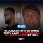 Prefeito Alexandre Martins junto a Câmara Municipal de Búzios vetam emenda impositiva para a construção de clínica dos autistas. Entenda: