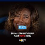 BOMBA | Jornalista Gloria Maria morre no Rio