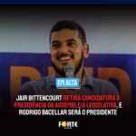 VITÓRIA DE BACELLAR | Jair Bittencourt retira candidatura à presidência da Assembleia Legislativa, e Rodrigo Bacellar, escolha de Claudio Castro será o novo Presidente da ALERJ. Entenda o motivo: