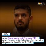 Após desarticular traições na ALERJ, o novo Presidente Rodrigo Bacellar, participa de posse do Presidente do TJ-RJ ao lado de Ministros do STF