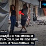 Gravações de Vidas Bandidas da Star+ com Juliana Paes movimentam bairro da Passagem em Cabo Frio