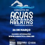 Circuito Estadual de Águas Abertas: A Praia da Ferradura de Búzios será o palco da primeira rodada do evento neste Domingo (26). Entradas serão gratuitas. Confira: