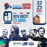 Show de Jota Quest agitará o Campeonato Carioca Unificado de Motocross e Supercross em Búzios