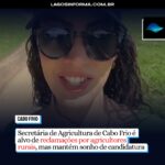 Secretária de Agricultura de Cabo Frio, Katyuscia Brito é alvo de reclamações por agricultores rurais, mas mantém sonho de candidatura a vereadora