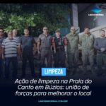 “Ação de limpeza na Praia do Canto em Búzios: união de forças para melhorar o local”