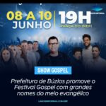 Prefeitura de Búzios promove o Festival Gospel com grandes nomes do meio evangélico