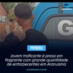 Jovem traficante é preso em flagrante com grande quantidade de entorpecentes em Araruama