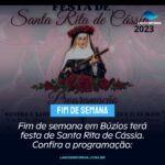 Fim de semana em Búzios terá festa de Santa Rita de Cássia. Confira a programação: