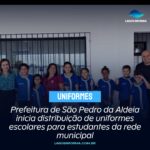 Prefeitura de São Pedro da Aldeia inicia distribuição de uniformes escolares para estudantes da rede municipal