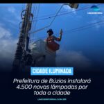 Prefeitura de Búzios instalará 4.500 novas lâmpadas por toda a cidade