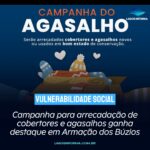 Campanha para arrecadação de cobertores e agasalhos ganha destaque em Armação dos Búzios