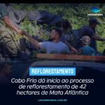 Cabo Frio dá início ao processo de reflorestamento de 42 hectares de Mata Atlântica