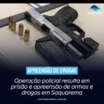 Operação policial resulta em prisão e apreensão de armas e drogas em Saquarema