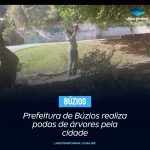 Prefeitura de Búzios realiza podas de árvores pela cidade