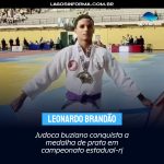 Judoca buziano conquista a medalha de prata em campeonato estadual-rj