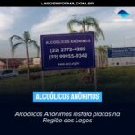 Alcoólicos Anônimos instala placas na Região dos Lagos