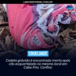 Cadela grávida é encontrada morta após cão esquartejado no mesmo local em Cabo Frio. Confira: