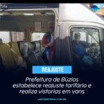 Prefeitura de Búzios estabelece reajuste tarifário e realiza vistorias em vans