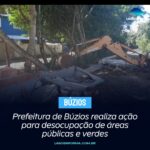 Prefeitura de Búzios realiza ação para desocupação de áreas públicas e verdes