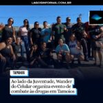 Ao lado da Juventude, Wander do Celular organiza evento de combate às drogas em Tamoios