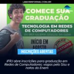 IFRJ abre inscrições para graduação em Redes de Computadores: vagas pelo Sisu e notas do Enem