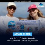 Arraial do Cabo inicia ação educativa nos barcos de passeio