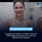 Suspeito de matar a mulher a tiro em Padre Miguel é preso em motel na Baixada Fluminense