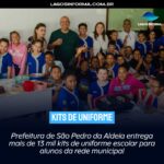 Prefeitura de São Pedro da Aldeia entrega mais de 13 mil kits de uniforme escolar para alunos da rede municipal