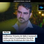 Guilherme Teixeira de Melo é nomeado como o novo Coordenador Geral de Licitação da Prefeitura de Cabo Frio na gestão de Magdala Furtado