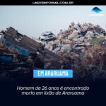 Homem de 26 anos é encontrado morto em lixão de Araruama