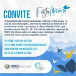 Búzios promoverá feira literária na Praça Tia Uia, ao lado do INEFI nos dias 27 a 30