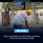 Bairro Vinhateiro em São Pedro, ganhará mais uma rua pavimentada