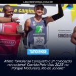 Atleta Tamoiense Conquista a 2ª Colocação na nacional ‘Corrida Pela Vida 2023’ no Parque Madureira, Rio de Janeiro”