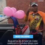 Bugueiros de Arraial do Cabo celebram o Outubro Rosa com tradicional Passeio Solidário