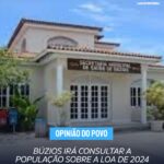 BÚZIOS IRÁ CONSULTAR A POPULAÇÃO SOBRE A LOA DE 2024
