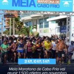 Meia Maratona de Cabo Frio vai reunir 1.500 atletas em novembro