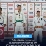 Três atletas buzianos conquistam medalhas em Campeonato Estadual de Judô