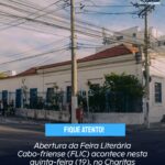 Abertura da Feira Literária Cabo-friense (FLIC) acontece nesta quinta-feira (19), no Charitas