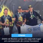 Atleta de Búzios conquista segundo lugar em campeonato de canoa havaiana